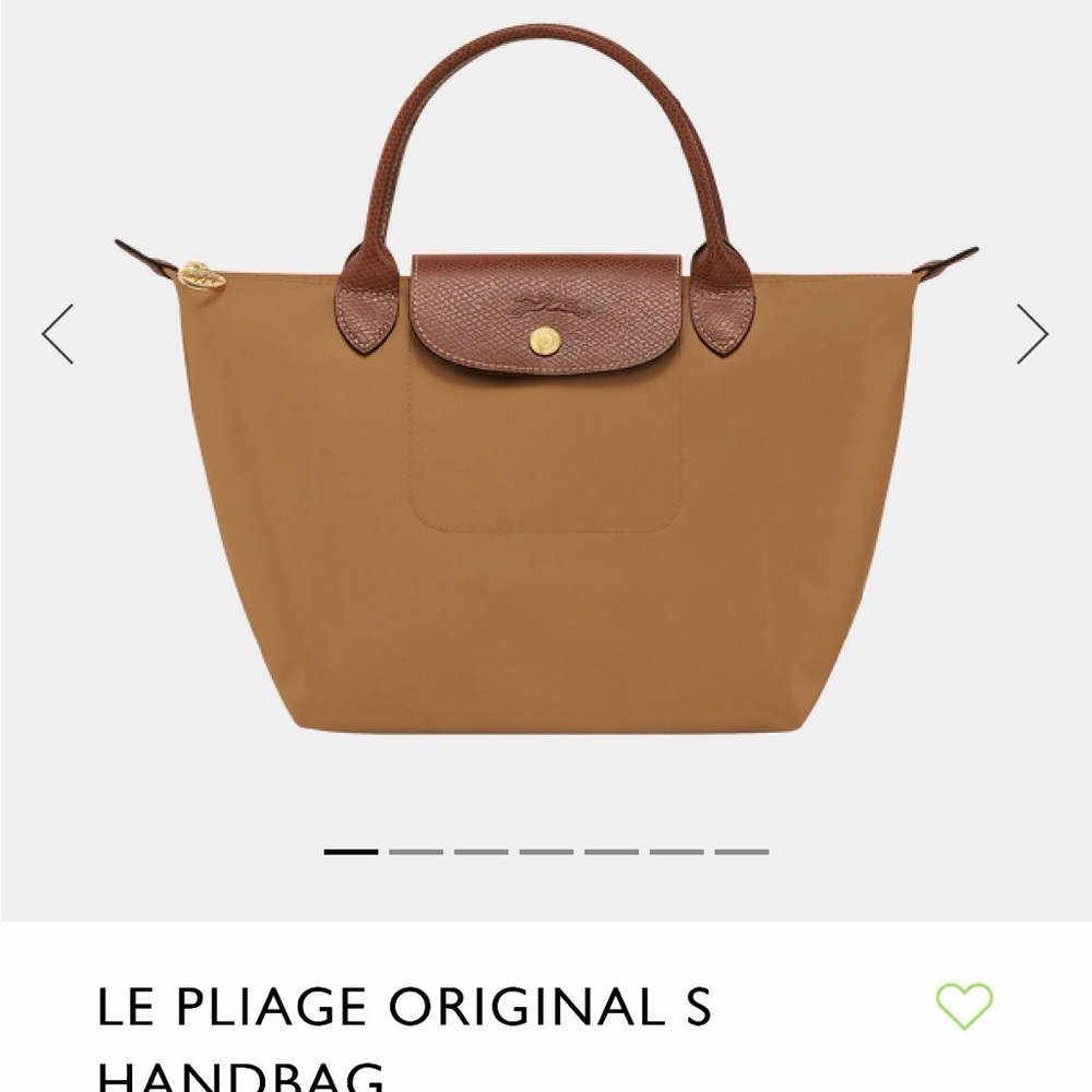 Longchamp Le Pliage Original S Tote - Military green/slight brown tones